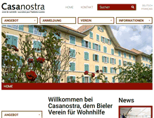 Tablet Screenshot of casanostra-biel.ch